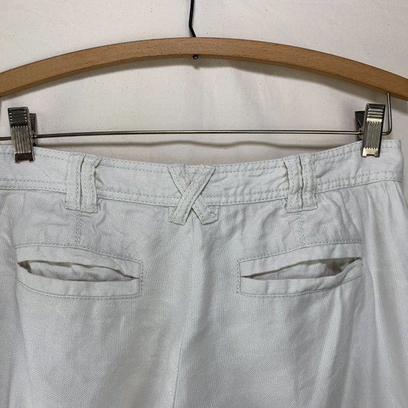 Diane Von Furstenberg Trouser in Ecru Linen - Picture 6 of 8